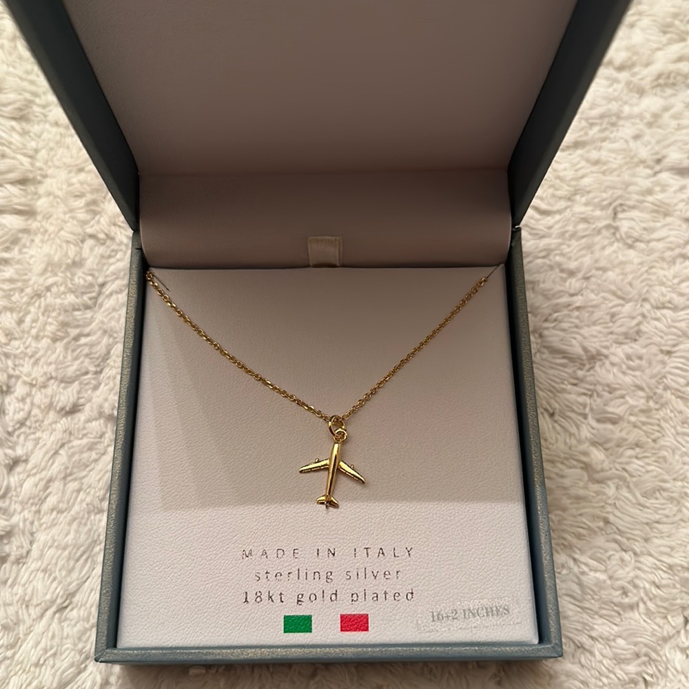 Sterling Silver, 18kt gold plated necklace